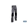 PANTALON TRABAJO LENOIR 280GMS/M GRIS-NEGRO T-42