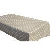 ROLLO DE MANTEL ANTIMANCHAS DE LUNARES BEIGE 1,40 X 20 M