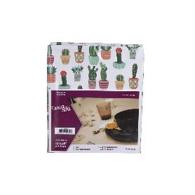 MANTEL ANTIMANCHAS CACTUS  1,40 X 1,40