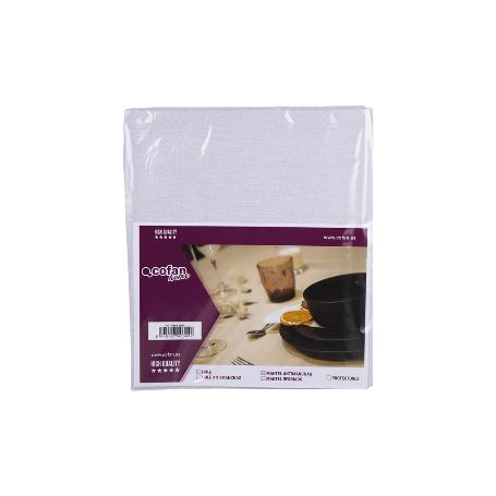 MANTEL ANTIMANCHAS ESTERILLA GRIS   1,40 X 2,00