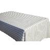 MANTEL ANTIMANCHAS RAYAS BEIGE Y BLANCAS   1,40 X 2,00