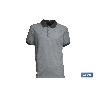 POLO 2 TONOS VERDON 160GMS/M GRIS-NEGRO TALLA XXL