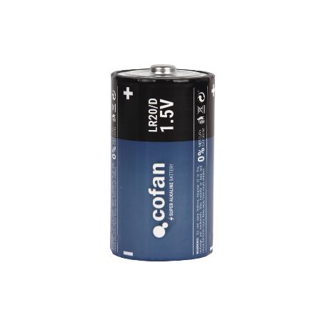 BLÍSTER DE 2 PILAS ALCALINAS LR20/D VENTA UNITARIA