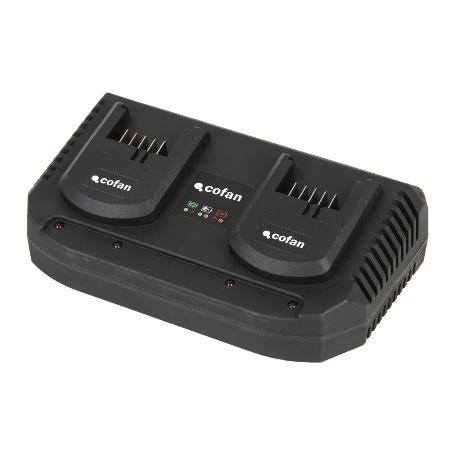 CARGADOR BATERIAS DOBLE CARGA RAPIDA 2X3,5A - 18V