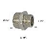 MACHONES REDUCTORES CROMO 3/8 A 1/2