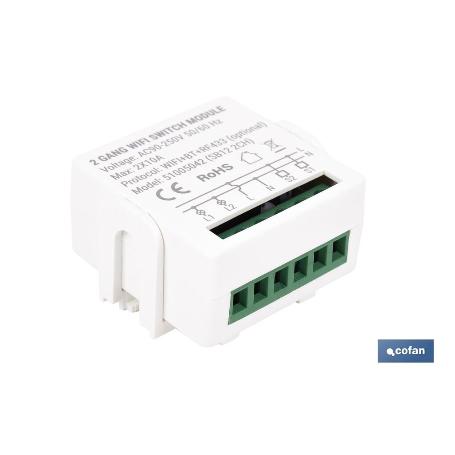 RELÈ DE 2 INTERRUPTORES WIFI