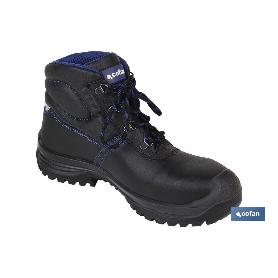 BOTA PIEL NEGRO S3 MODELO ISKUR T 45