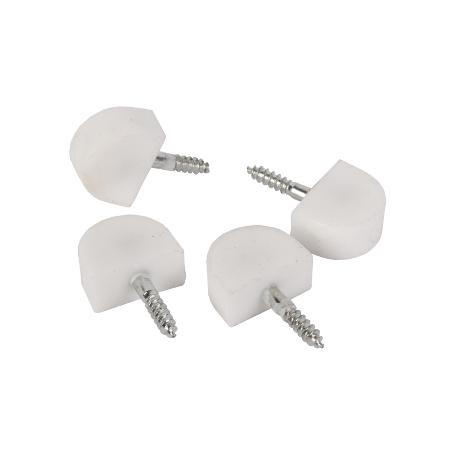 BL 2 UDS SOPORTE DE ESTANTE GRANDE BLANCO   CAJA 12 UNID.