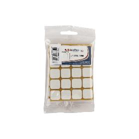 BLÍSTER DE 2X20 UDS. FIELTRO CUADRADO BLANCO 17X17X3 MM VENTA UNITARIA