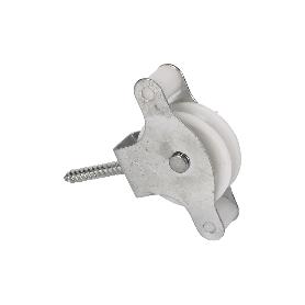 2 UDS. POLEA CON TIRAFONDO 40 MM VENTA UNITARIA