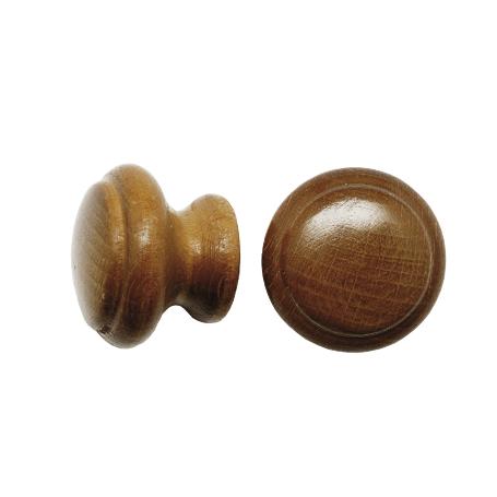 2 UDS POMO ROBLE 30MM   CAJA 12 UNID.