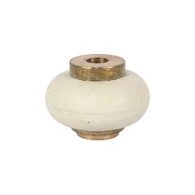 TOPE DE PUERTA EN LATONADO   CAJA 12 UNID.