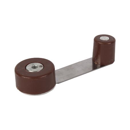 TOPE RETENEDOR GIRATORIO MARRON   CAJA 12 UNID.