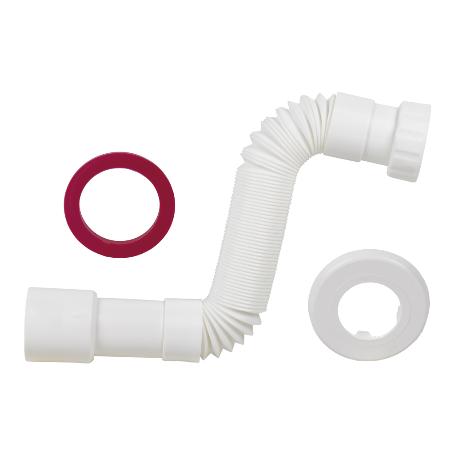TUBO FLEXIBLE BLANCO 1 1/2  Ø40-50 300-720 MM