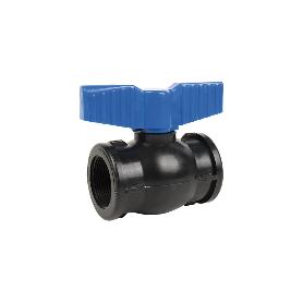 VÁLVULA DE BOLA ROSCA H-H PP PN16 1 1/2 X 1 1/2