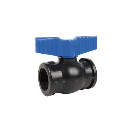 VÁLVULA DE BOLA ROSCA H-H PP PN16 1 1/2 X 1 1/2