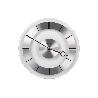 RELOJ DE PARED Ø31CM CRISTAL/ALUM MODELO LECCO