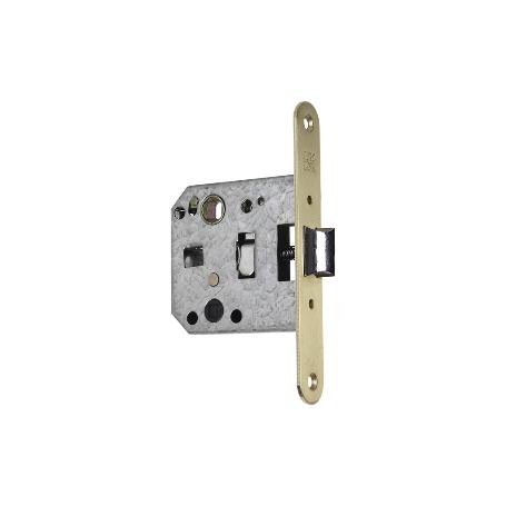 PICAPORTE EMBUTIR CUADRADO D47 E50 LATÓN (P/MADERA)   CAJA 10 UNID.