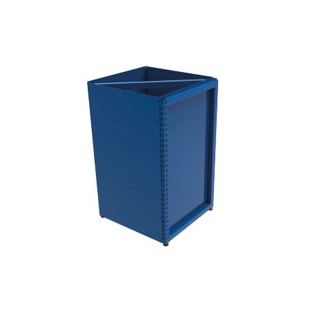 MARCO ALTO MOSTRADOR TRIPLE PARA RINCÓN 90º  525 X 525 X 1060 MM