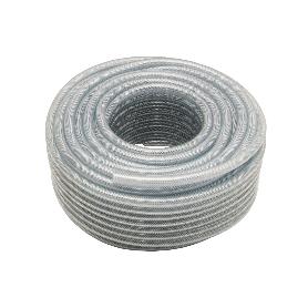 MANGUERA PVC CRISTAL C/REFUERZO 12X18MM/50M