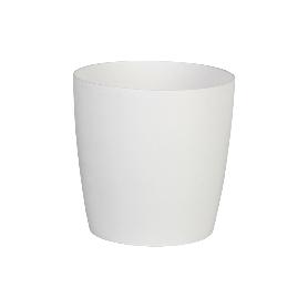 MACETA CAMELIA COLOR BLANCO 18X17.8CM   CAJA 12 UNID.