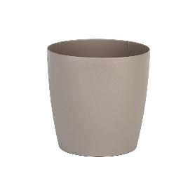 MACETA CAMELIA COLOR CREMA 14X13.8CM   CAJA 12 UNID.