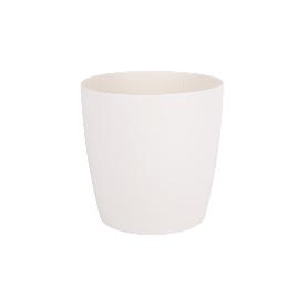 MACETA CAMELIA COLOR CREMA 24.5X23.6CM   CAJA 12 UNID.