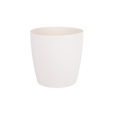 MACETA CAMELIA COLOR CREMA 24.5X23.6CM   CAJA 12 UNID.