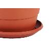 MACETA MARRON MODELO GARDENIA 30X25+ PLATO 24 CM   CAJA 12 UNID.