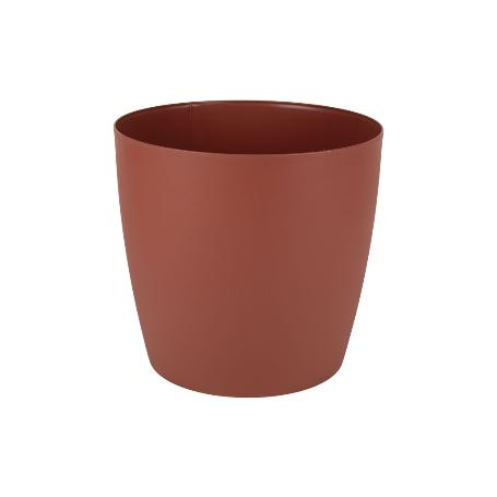 MACETA CAMELIA DE COLOR ARCILLA 14 X 13,8 CM   CAJA 12 UNID.