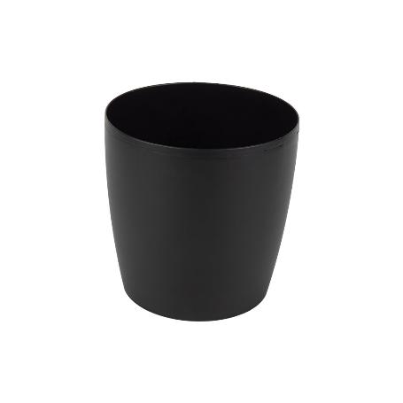 MACETA CAMELIA DE COLOR NEGRO 24,5 X 23,6 CM VENTA UNITARIA