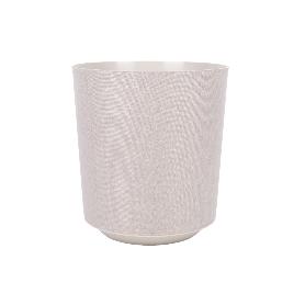 MACETA O MACETERO GAMA TEXTIL COLOR BEIGE PP Ø 195 X 201 MM 4,9 L VENTA UNITARIA