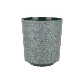 MACETA O MACETERO GAMA TEXTIL COLOR VERDE PP Ø 254 X 269 MM 10,5 L   CAJA 4 UNID.