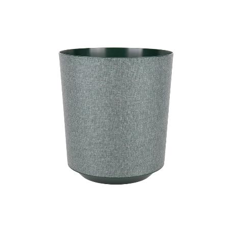 MACETA O MACETERO GAMA TEXTIL COLOR VERDE PP Ø 254 X 269 MM 10,5 L   CAJA 4 UNID.