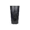MACETERO 2 EN 1 FORMA CONICA CON DEPÓSITO COLOR NEGRO PP Ø 255 X 466 MM 9,5 L VENTA UNITARIA