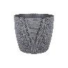 MACETA O MACETERO TRENZADA COLOR GRIS OSCURO PP Ø 255 X 221 MM 8,5 L VENTA UNITARIA