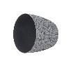 MACETA O MACETERO TRENZADA COLOR GRIS OSCURO PP Ø 255 X 221 MM 8,5 L VENTA UNITARIA