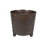 MACETA CON PATAS Y FILTRO DE DRENAJE COLOR CAFÉ WPC Ø 300 X 285 MM 12,4 L VENTA UNITARIA
