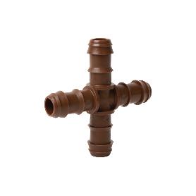 CONEXIÓN EN CRUZ Ø16MM (MARRÓN-MAX SEGUR.)   CAJA 50 UNID.