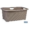 CESTA MULTIUSOS BLANCA 59 X 38 X 26 CM   CAJA 6 UNID.