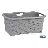 CESTA MULTIUSOS BLANCA 59 X 38 X 26 CM   CAJA 6 UNID.