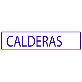 SEÑAL GLASSPACK ADHESIVA 250X62MM. CALDERAS