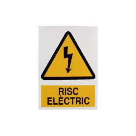 SEÑAL POLIESTIRENO 297X210 MM RISK ELECTTRIC