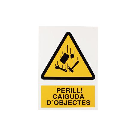 SEÑAL POLIESTIRENO 297X210 MM PERILL CAIGUDA OBJECTES