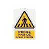 SEÑAL POLIESTIRENO 297X210 MM PERILL PAS PEATONS