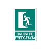 SEÑAL LUMINISCENTE 297X210MM. SALIDA DE EMERGENCIA TEXTO