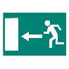 SEÑAL LUMINISCENTE 297X210MM. SALIDA EMERGENCIA IZQUIERDA