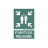 SEÑAL LUMINISCENTE 420X297MM. PUNTO DE REUNIÓN PICTOGRAMA + TEXTO