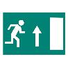 SEÑAL LUMINISCENTE 297X210MM. SALIDA EMERGENCIA ARRIBA