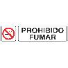 SEÑAL GLASSPACK ADHESIVA 175X45MM. PROHIBIDO FUMAR